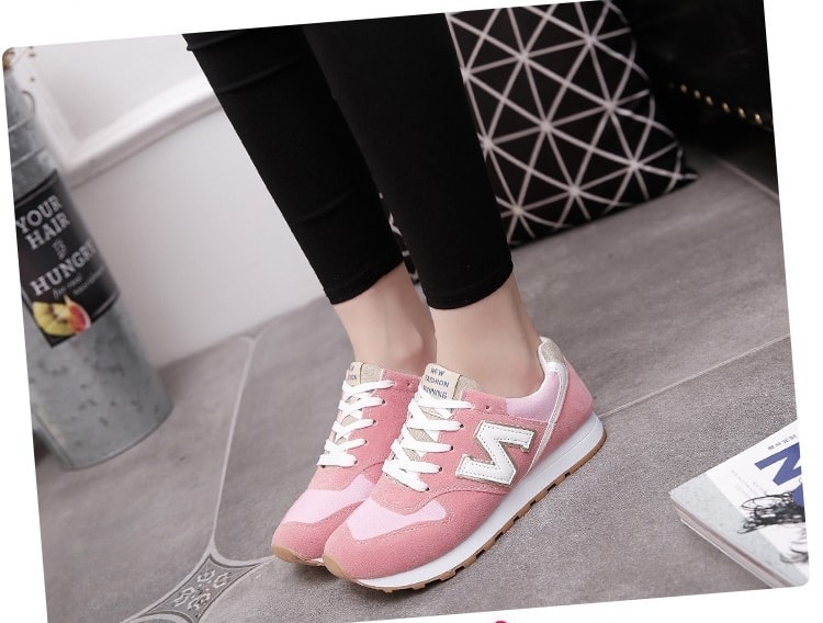 Pink Korean N Style Sport Shoes