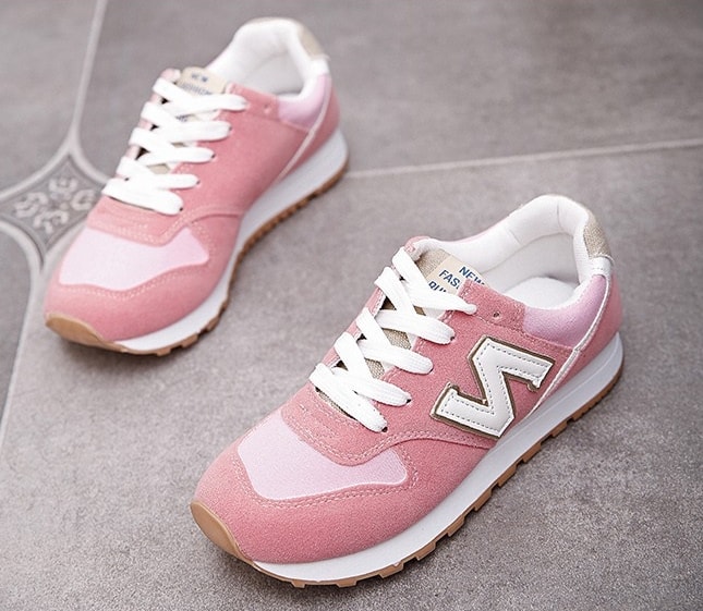 Pink Korean N Style Sport Shoes