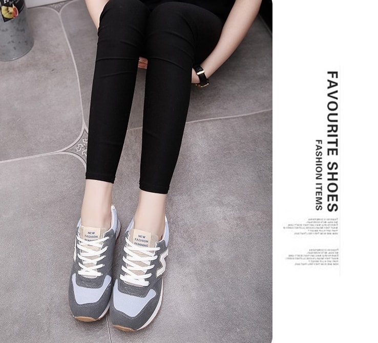 Gray Korean N Style Sport Shoes