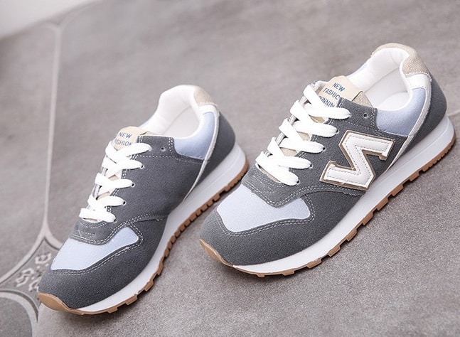 Gray Korean N Style Sport Shoes