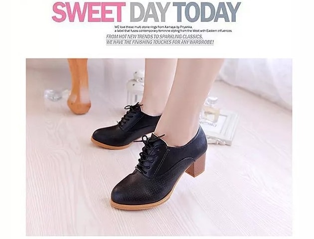 Black Korean Students Shoes