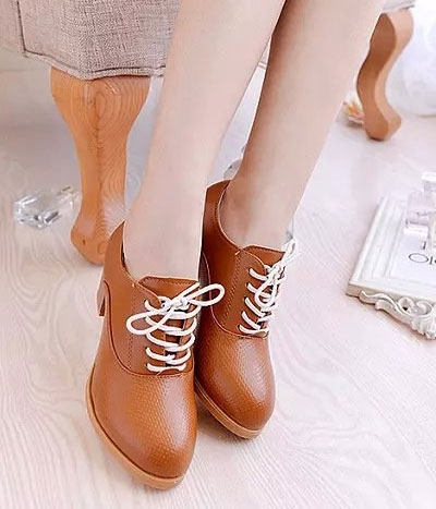 Brown Korean Students Shoes