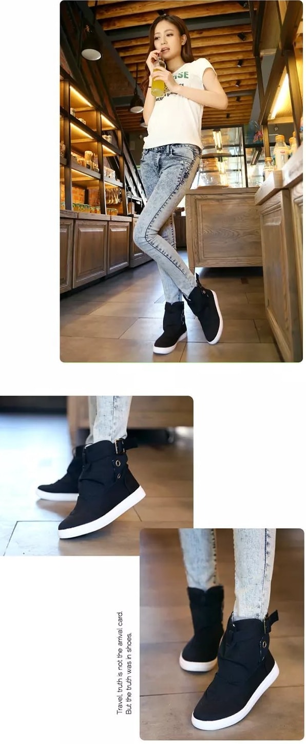 Black Casual Martin Boots