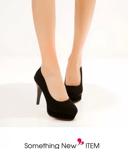 Black High Heel Elegant Party Shoes