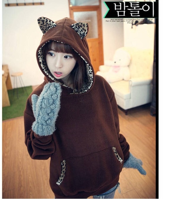 Hoodie JC516 Brown