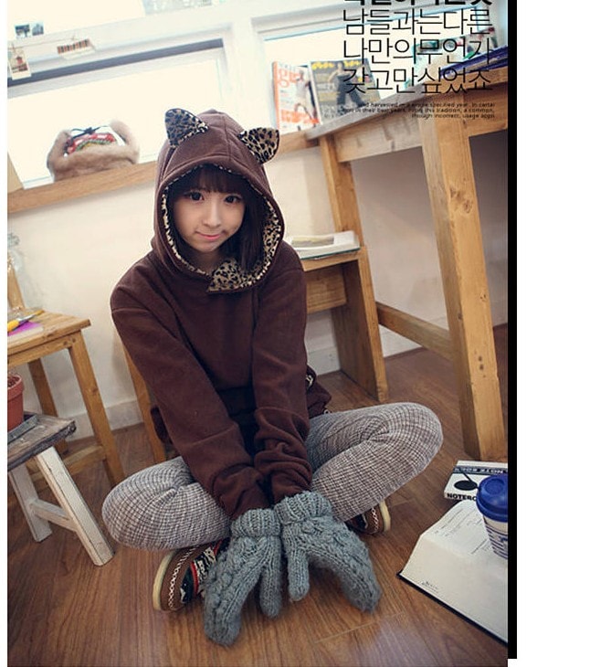 Hoodie JC516 Brown