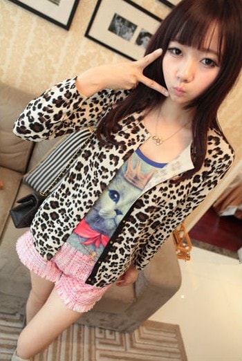 Cardigan JC616 Leopard