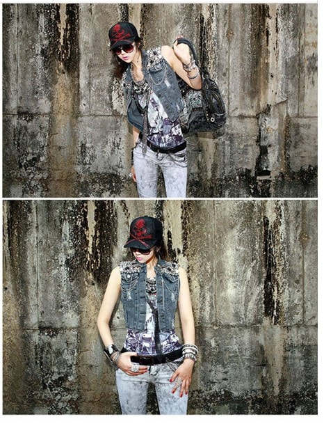 Vest JC623 Denim