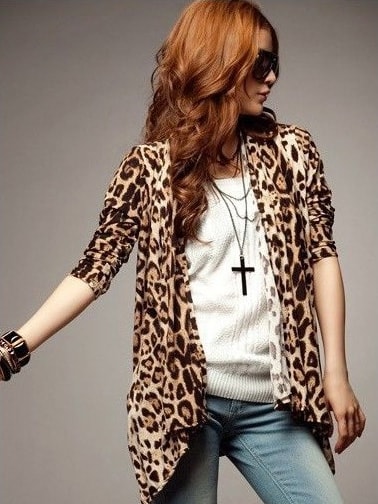 Cardigan JC630 Leopard