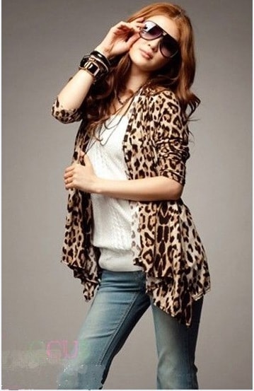 Cardigan JC630 Leopard