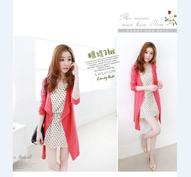 Drape Cardigan JC667 Pink