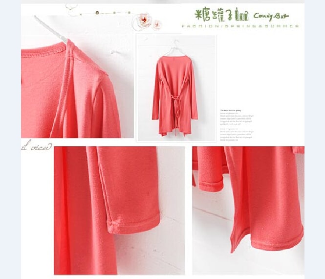 Drape Cardigan JC667 Pink