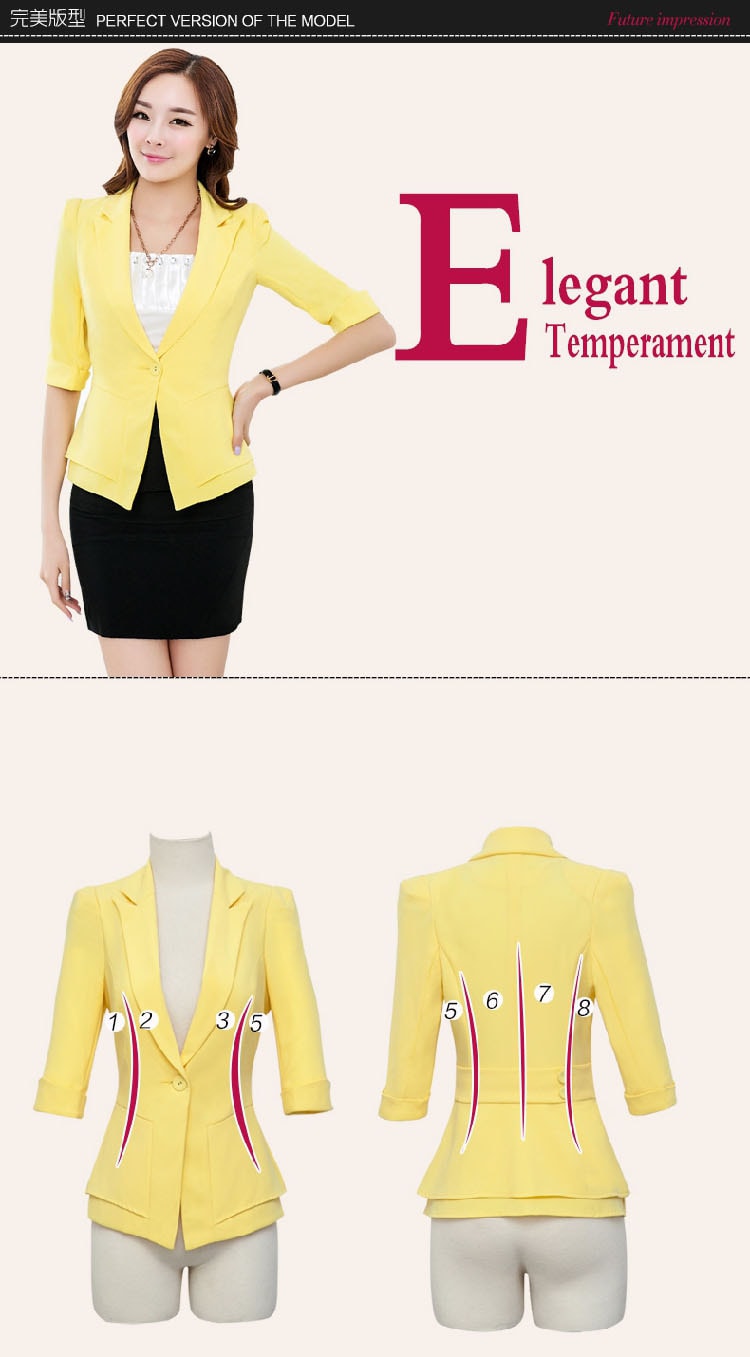 Blazer Kantor JC670 Yellow