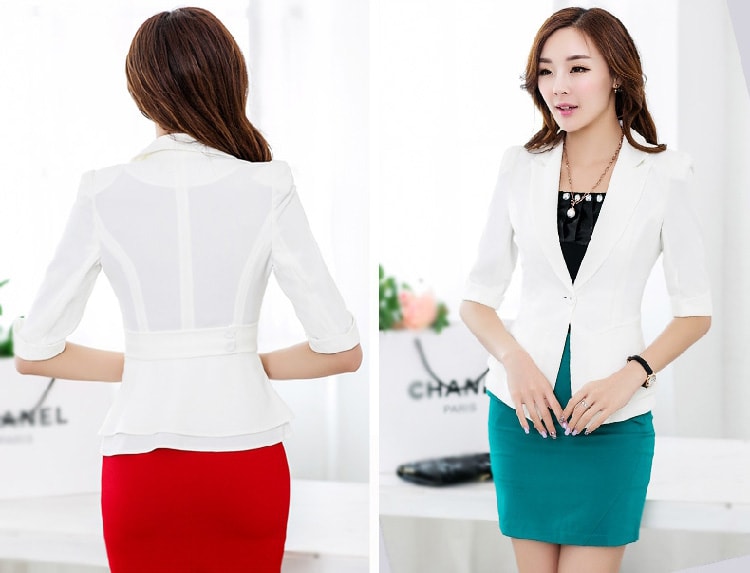 Blazer Kantor JC671 White