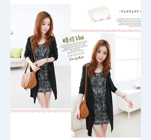 Drape Cardigan JC675 Black