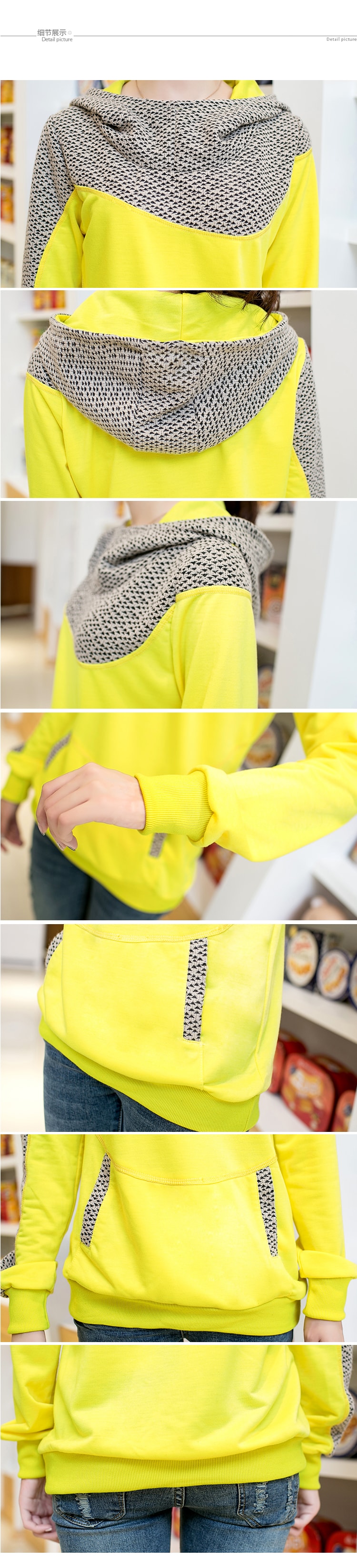 Hoodie Jacket JC691 Yellow