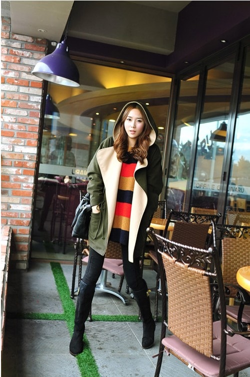 Coat JC706 Army Green