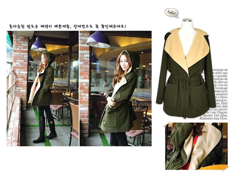 Coat JC706 Army Green