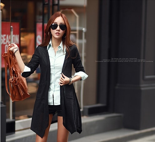 Cardigan Coat JC710 Black