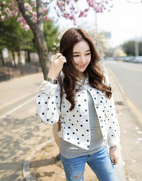 Jacket Denim JC724 White