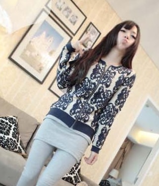 Jacket Sweater JC728 Blue