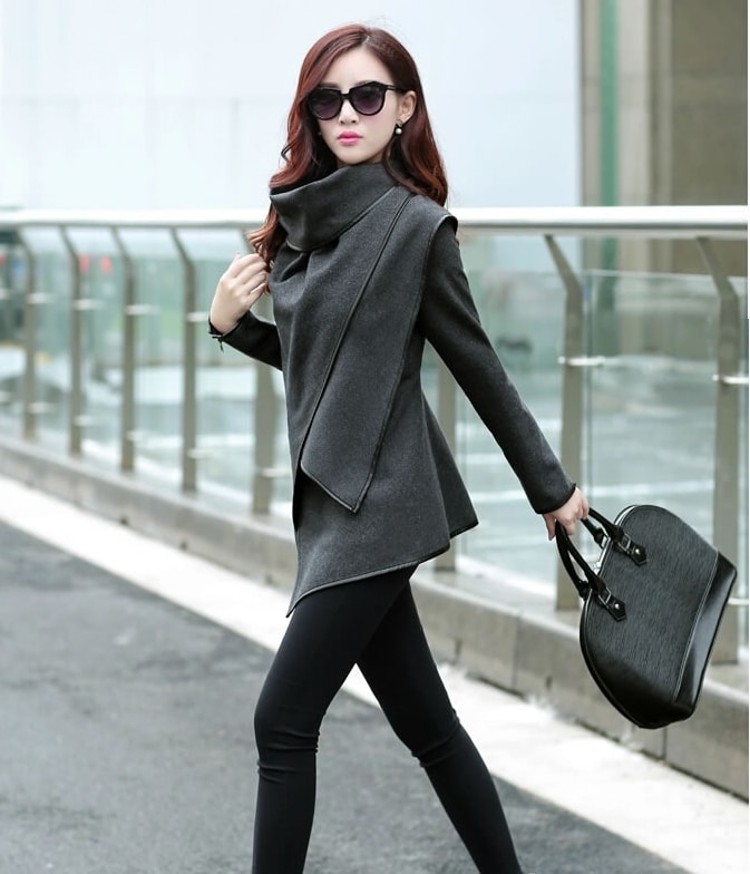 Coat JC735 Dark Grey