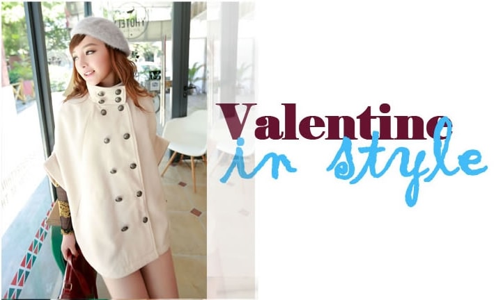 Bat Sleeve Coat JC739 White