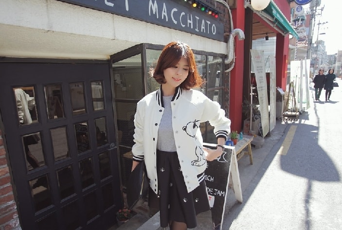 Jacket Snoppy JC746 White