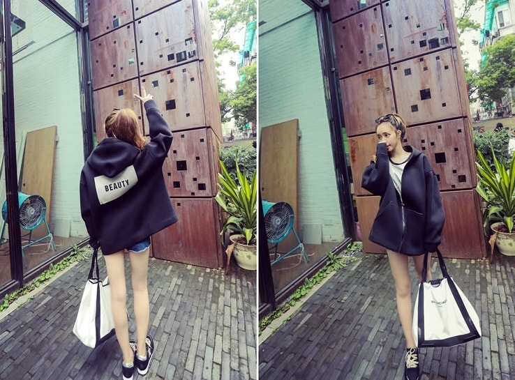 Jacket Hoodie JC750 Black