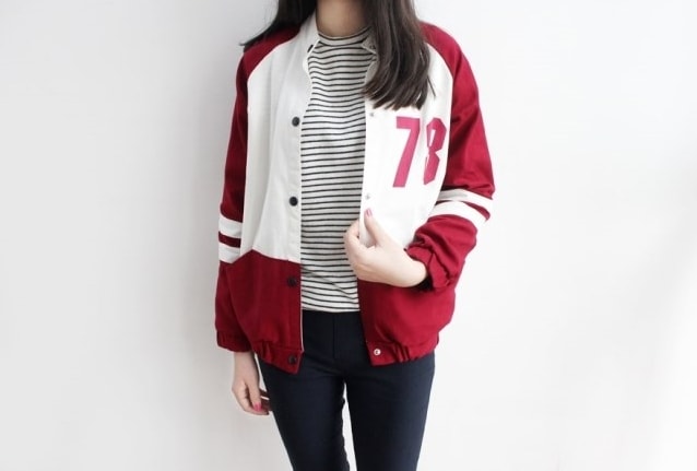 Jacket Baseball JC753 Red