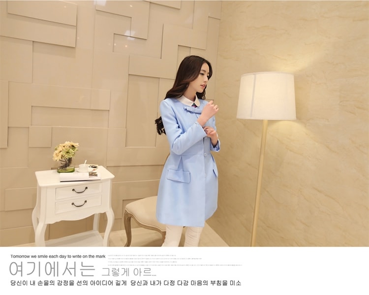 Coat Korea JC754 Sky Blue