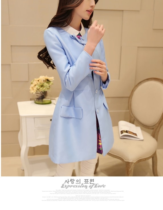 Coat Korea JC754 Sky Blue