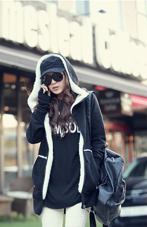 Casual Hoodie JC757 Black