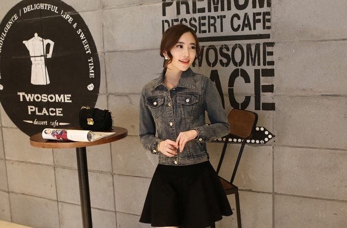 Jacket Denim JC781 Denim Grey