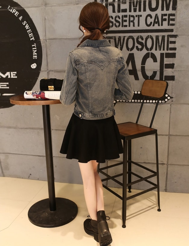 Jacket Denim JC781 Denim Grey