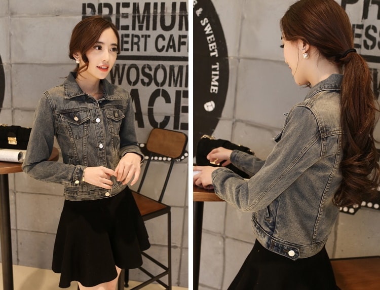 Jacket Denim JC781 Denim Grey