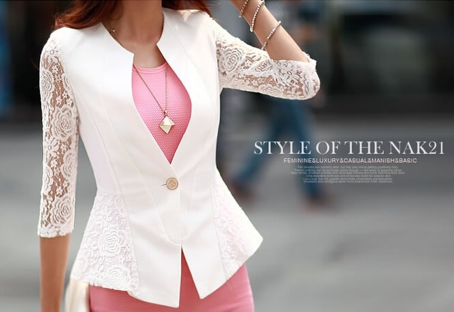 Blazer Korea JC787 White