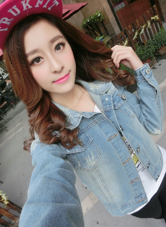 Denim Jacket JC789 Light Blue