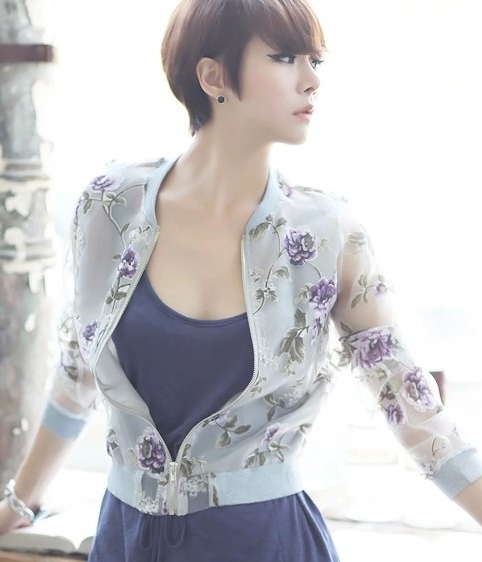 Jacket Organza JC793 Purple