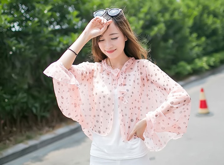 Sunscreen Cardigan JC798 Pink