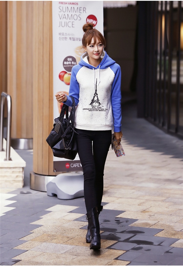 Jacket Hoodie Winter High Quality JC805 Blue