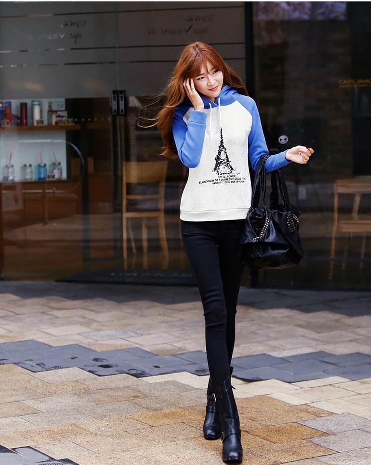 Jacket Hoodie Winter High Quality JC805 Blue