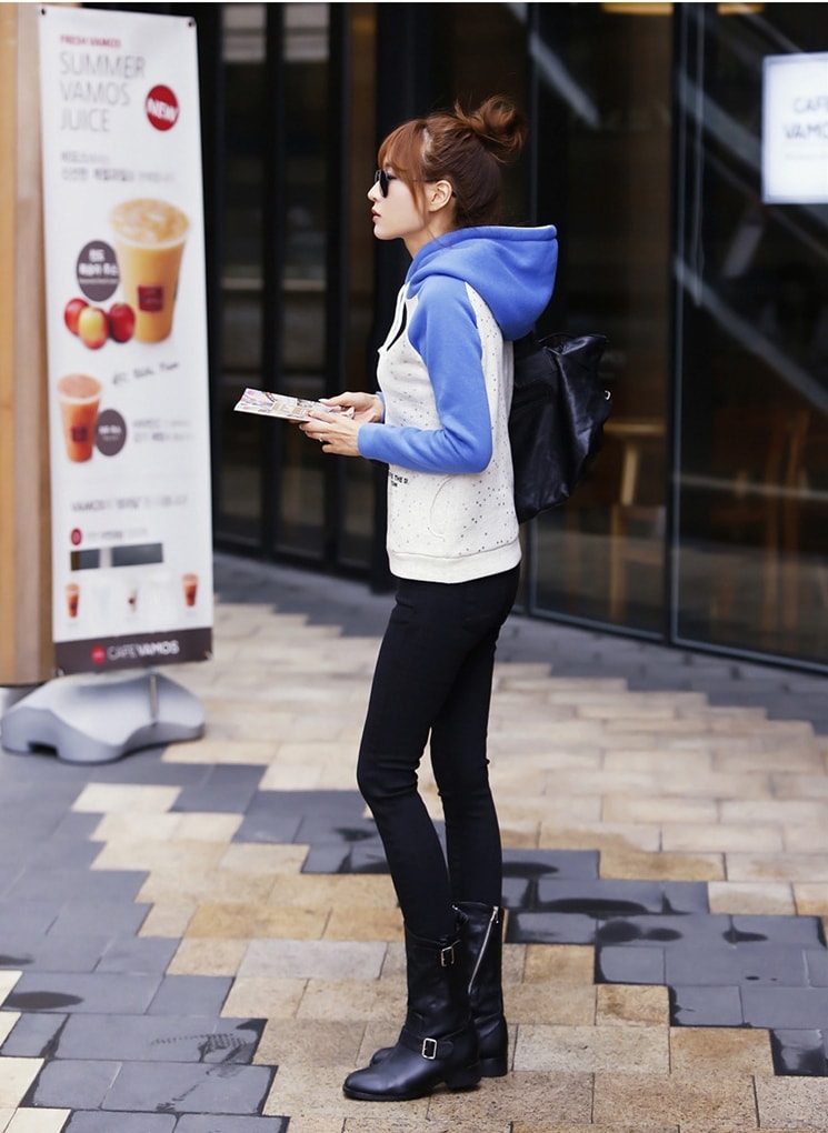 Jacket Hoodie Winter High Quality JC805 Blue