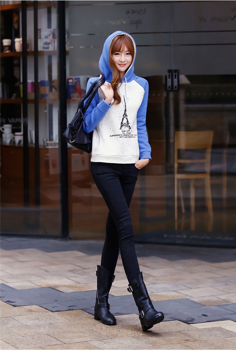 Jacket Hoodie Winter High Quality JC805 Blue