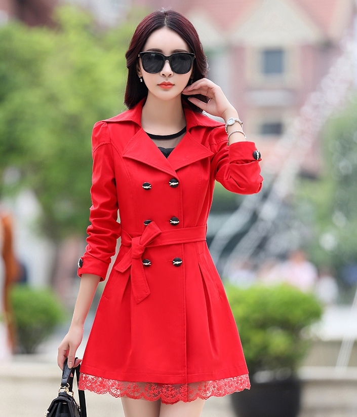 Premium Long Coat Import JC811 Red