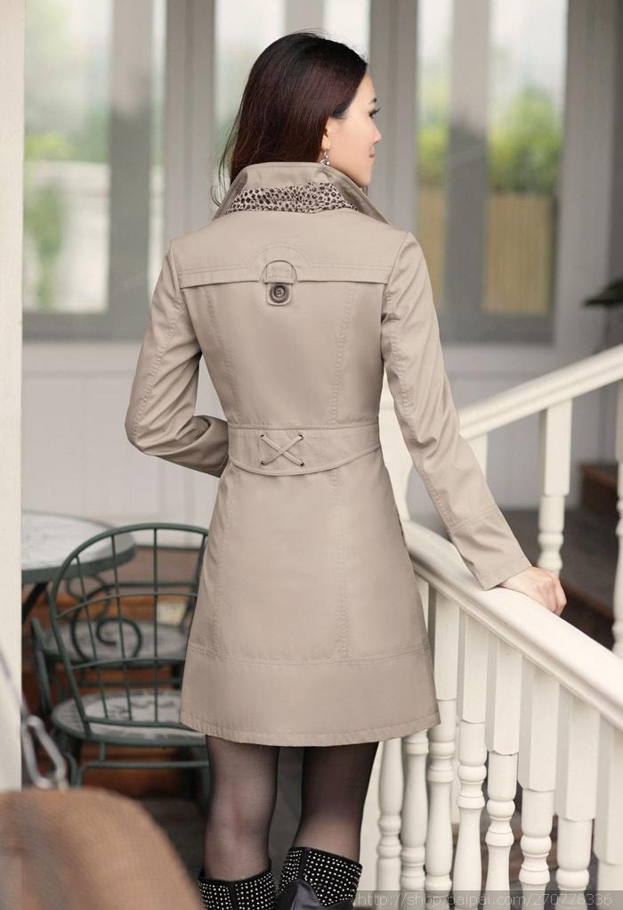 Premium Long Coat Korea JC814 Khaki