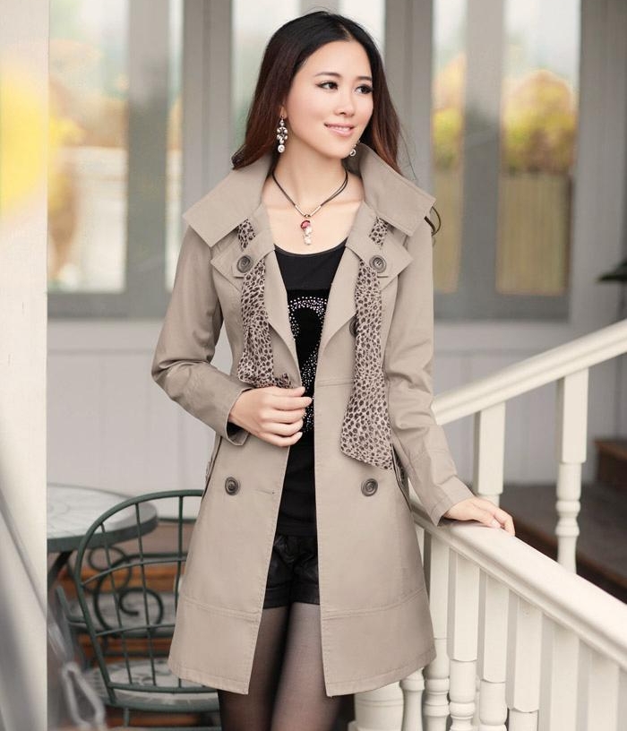 Premium Long Coat Korea JC814 Khaki