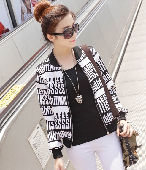 Jacket Baseball Korea JC818 Black