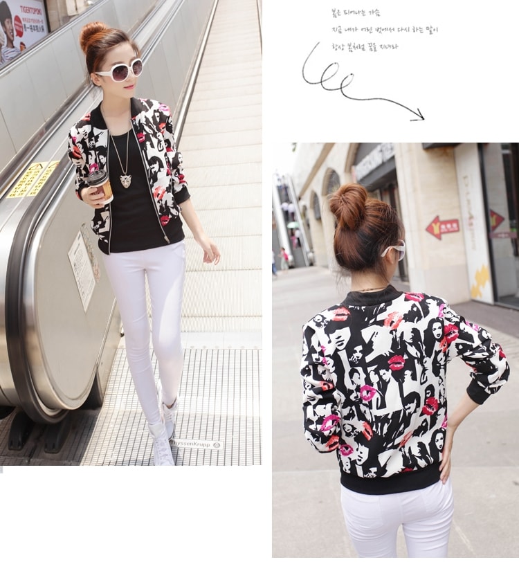 Jacket Baseball Korea Import JC819 Black