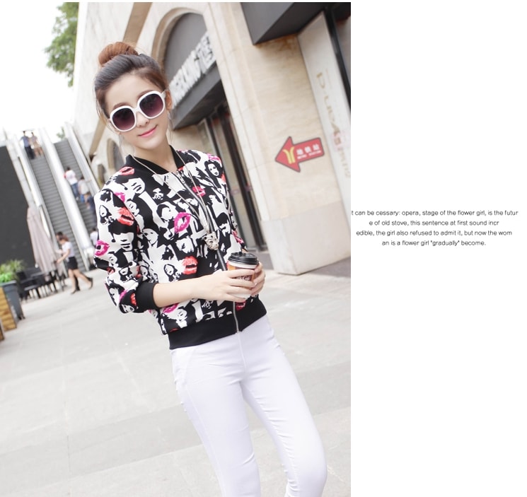 Jacket Baseball Korea Import JC819 Black